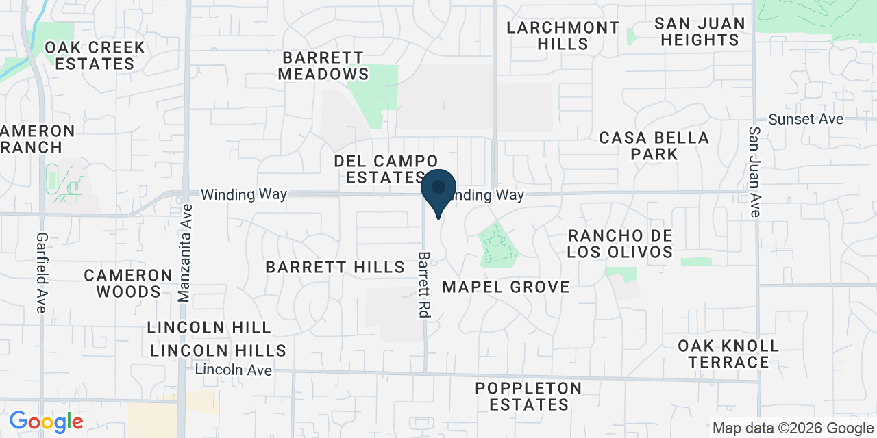 Map showing Carmichael, Sacramento County, CA