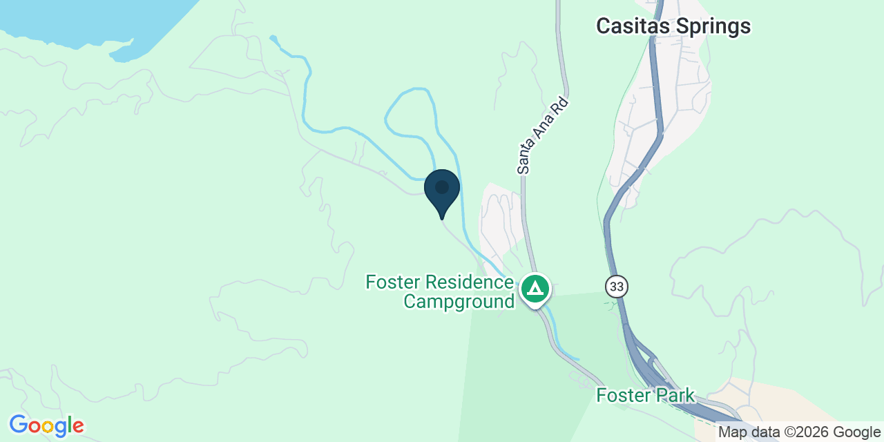 Map showing Ventura County, CA