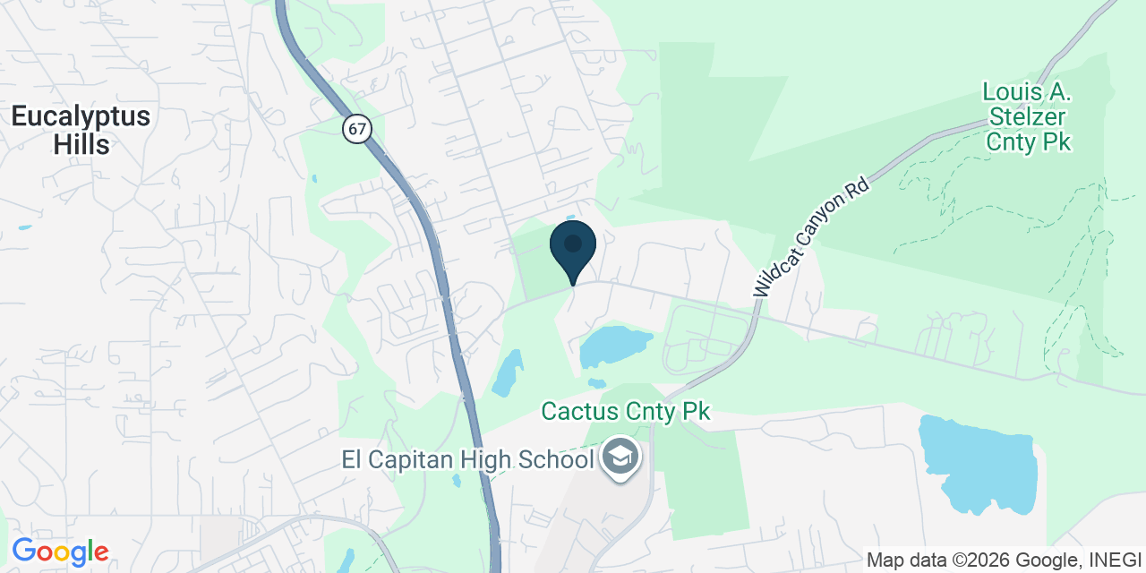 Map showing San Diego County, CA
