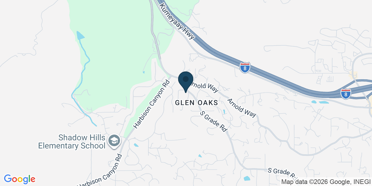 Map showing Alpine, San Diego County, CA