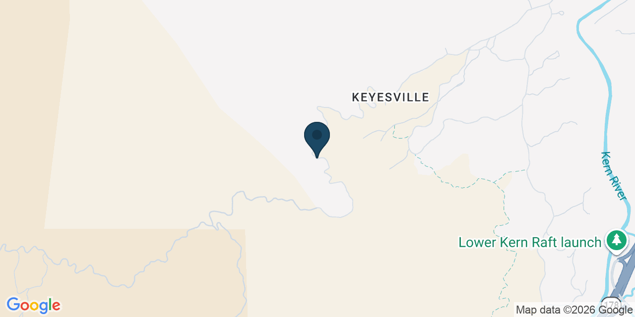 Map showing Lake Isabella, Kern County, CA