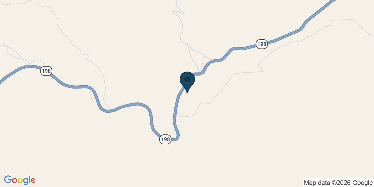 Map showing Coalinga, Fresno County, CA