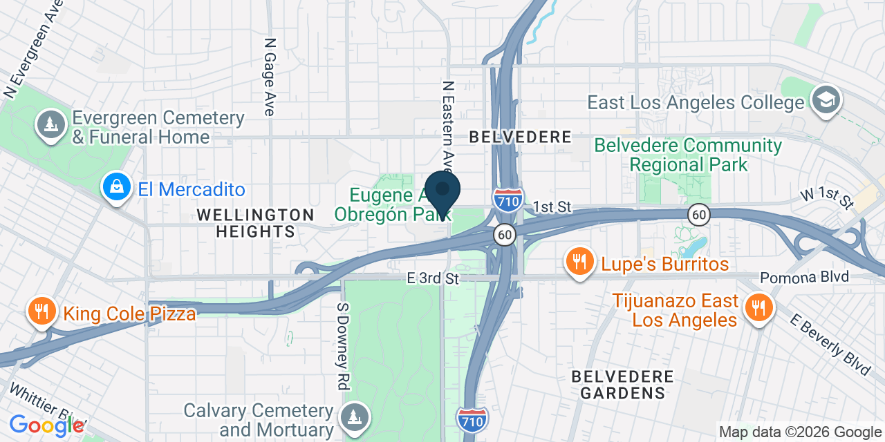 Map showing Los Angeles, Los Angeles County, CA