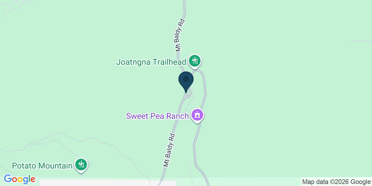 Map showing Los Angeles County, CA