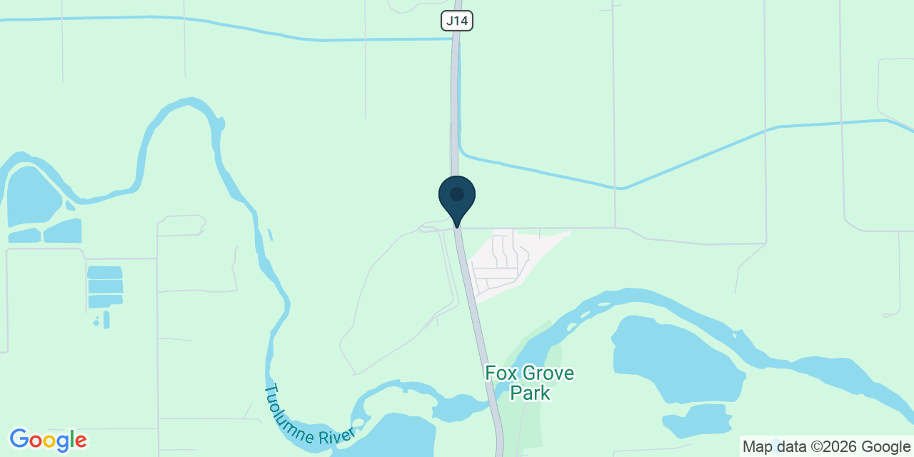 Map showing Stanislaus County, CA