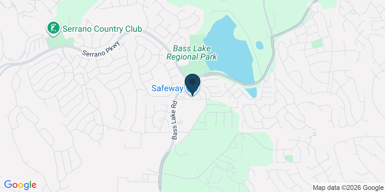 Map showing El Dorado Hills, El Dorado County, CA