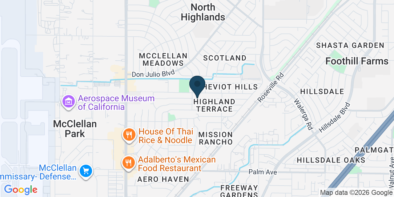 Map showing California