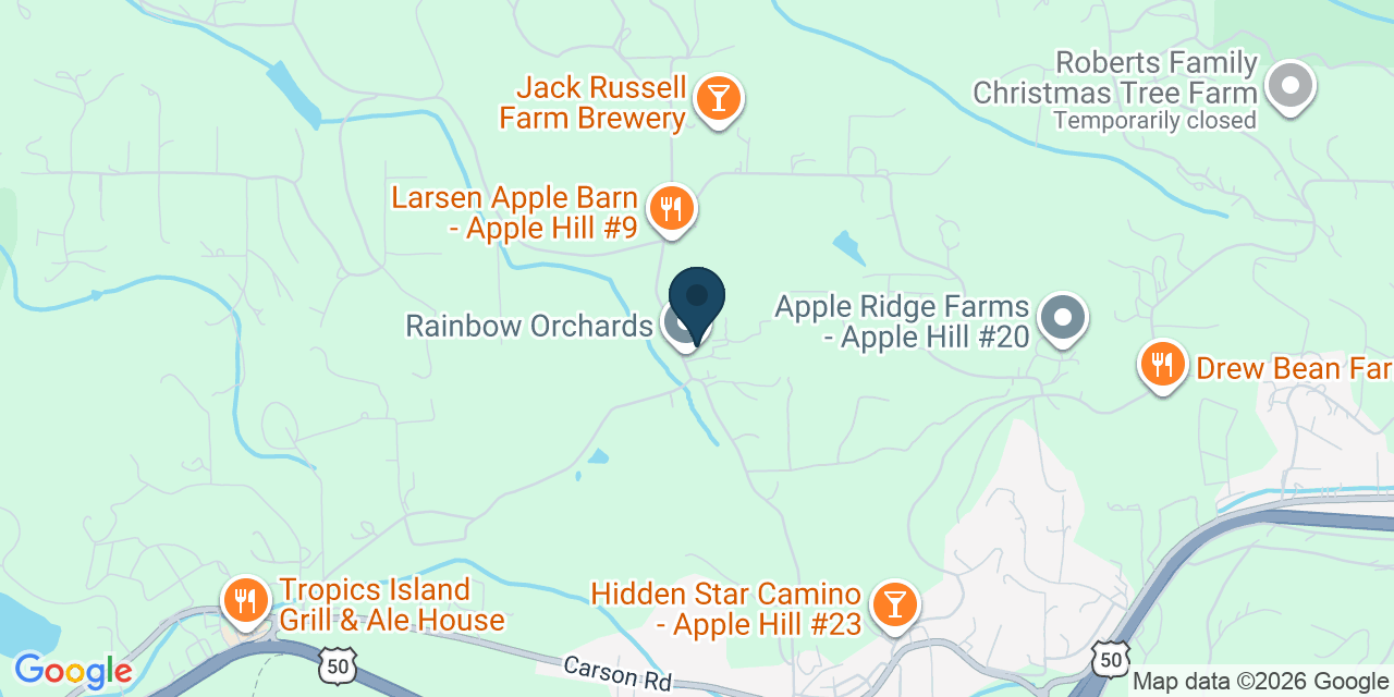 Map showing Camino, El Dorado County, CA