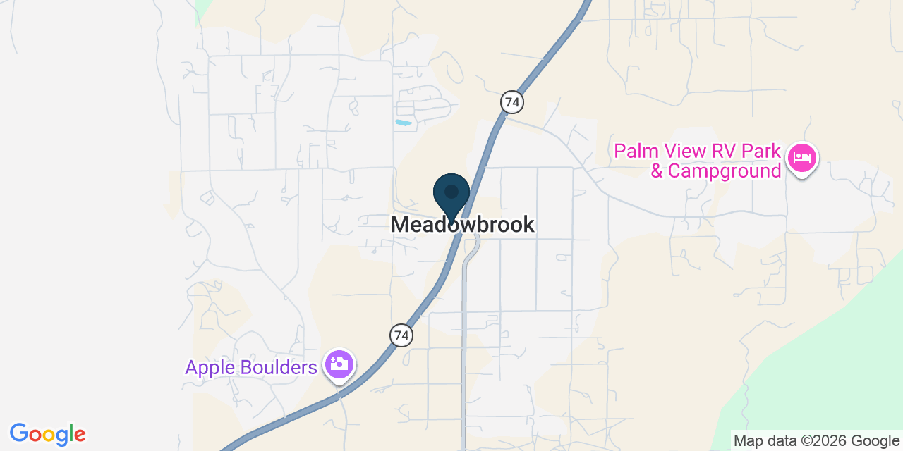 Map showing Perris, Riverside County, CA