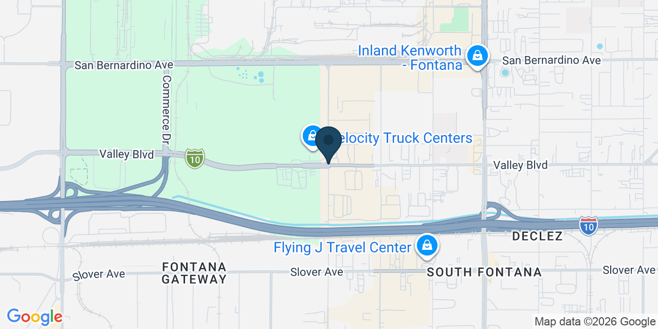 Map showing San Bernardino County, CA