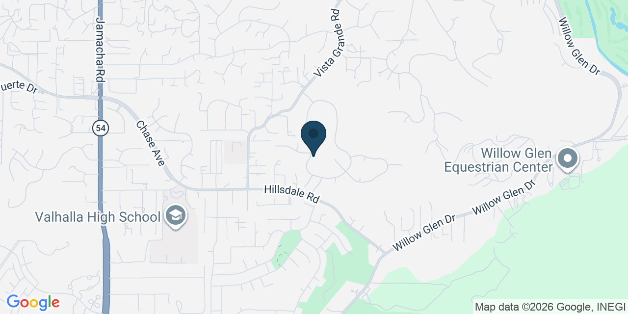 Map showing El Cajon, San Diego County, CA