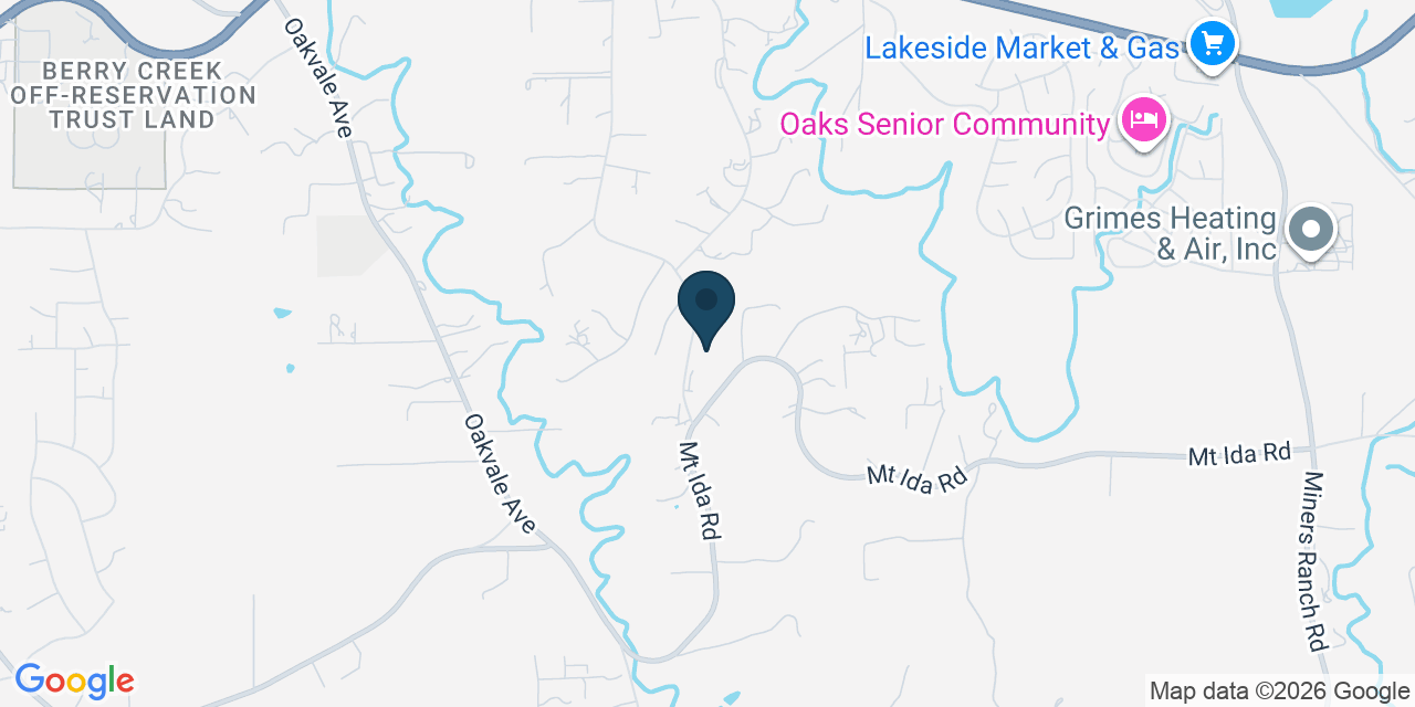 Map showing Oroville, Butte County, CA