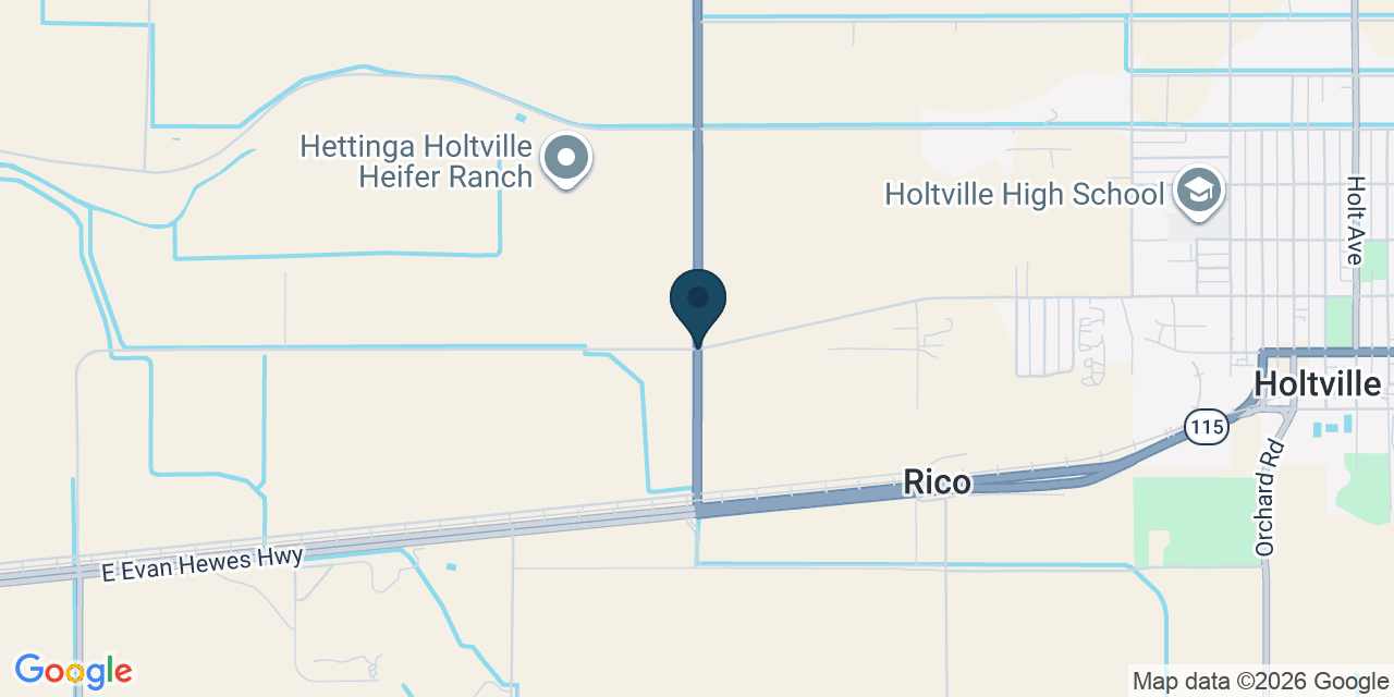 Map showing Imperial County, CA