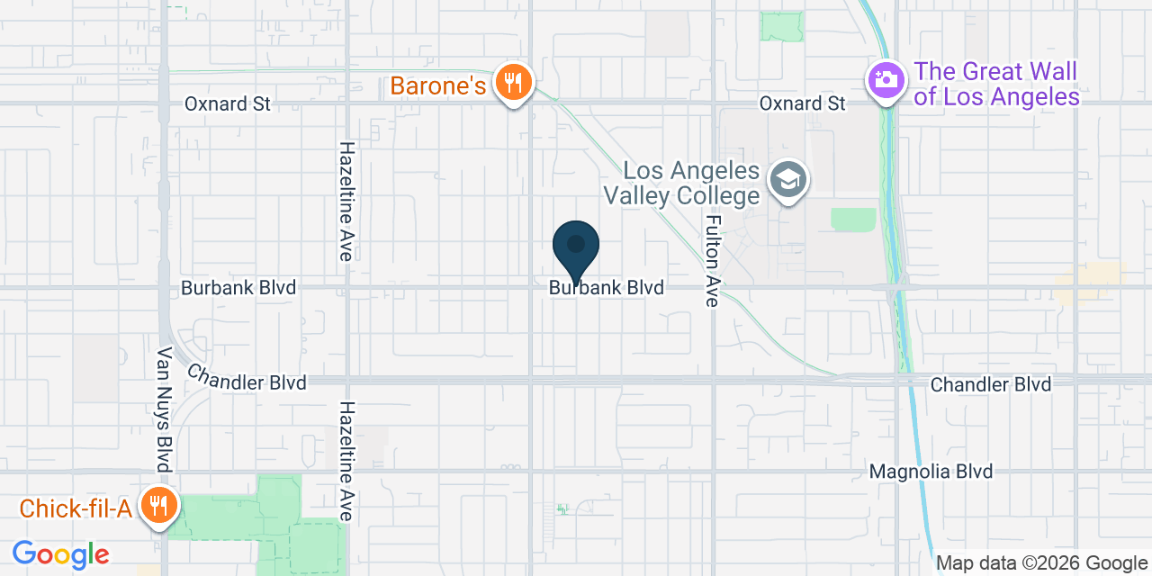 Map showing Los Angeles County, CA