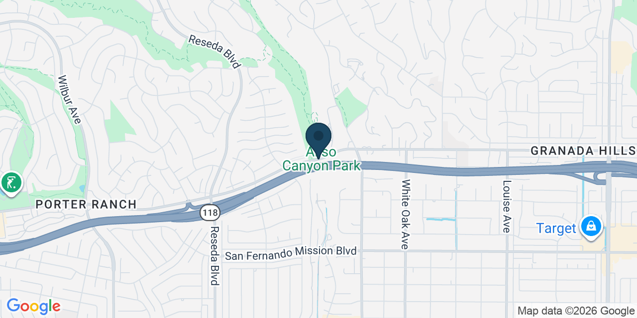 Map showing Los Angeles, Los Angeles County, CA