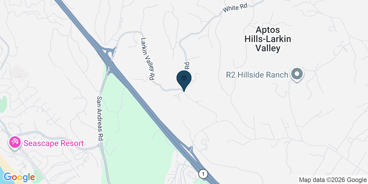 Map showing Aptos Hills-Larkin Valley, Santa Cruz County, CA