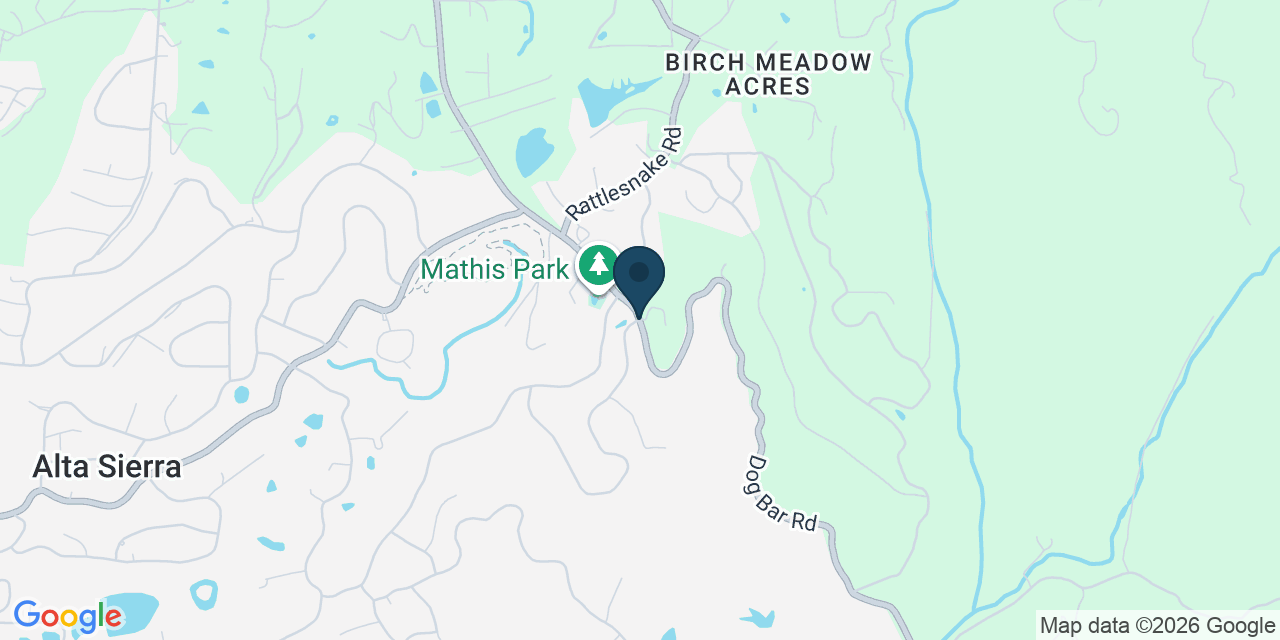 Map showing Alta Sierra, Nevada County, CA