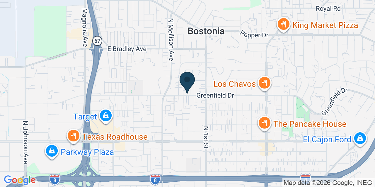 Map showing El Cajon, San Diego County, CA