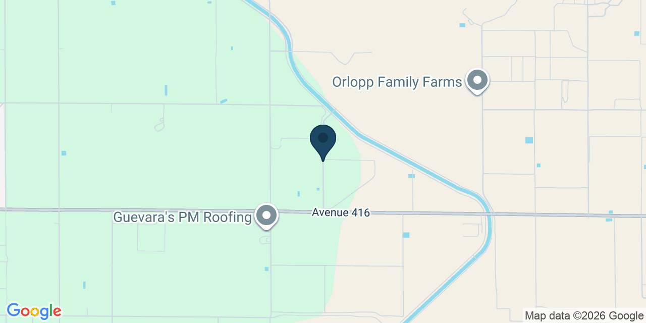Map showing Tulare County, CA