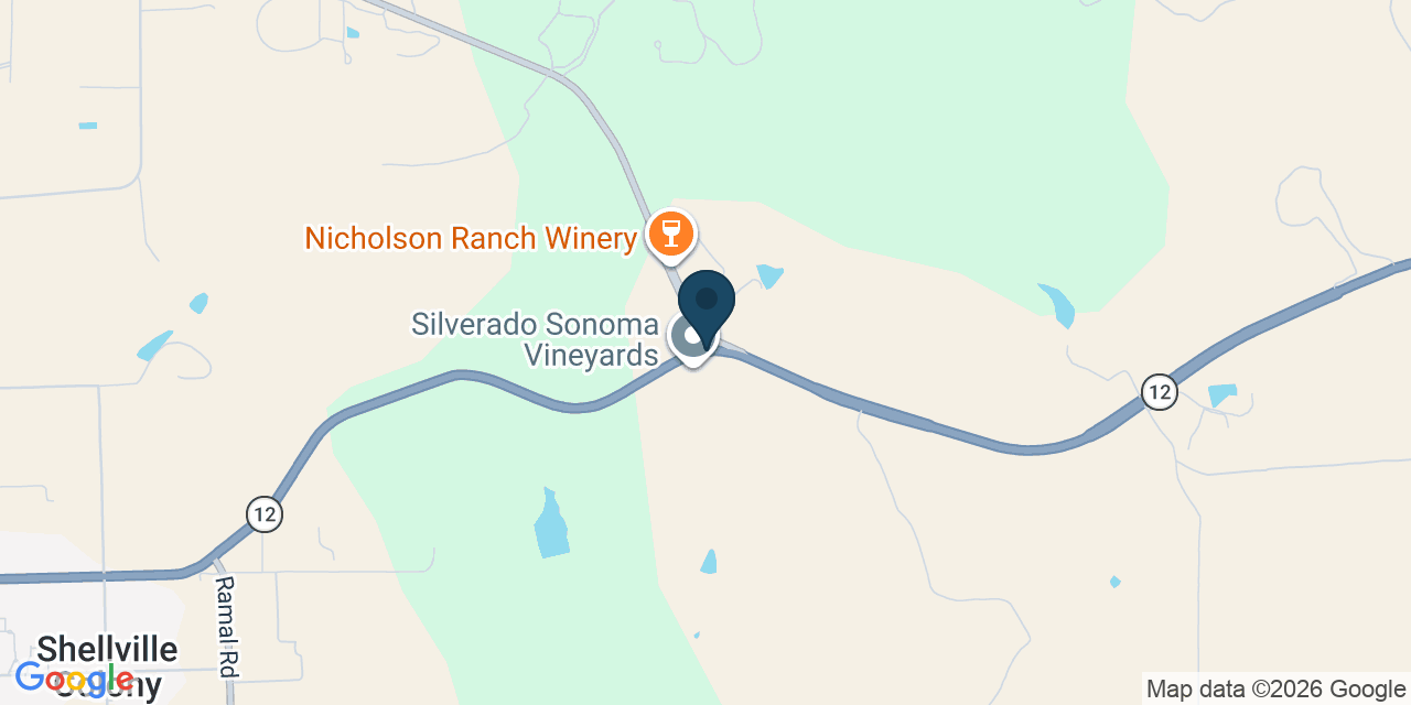 Map showing Sonoma County, CA