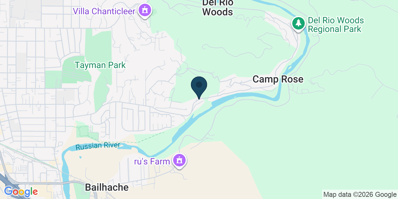 Map showing Sonoma County, CA