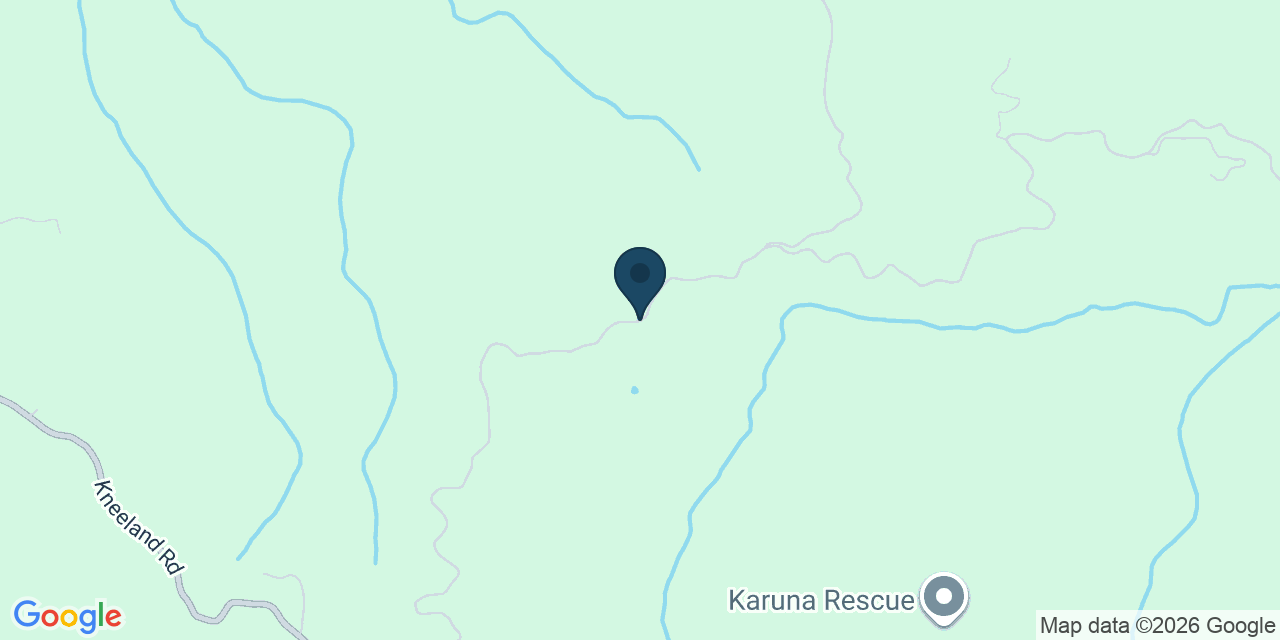 Map showing Kneeland, Humboldt County, CA