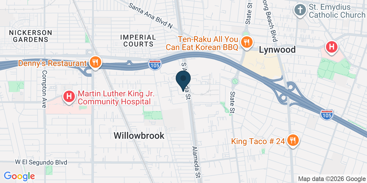 Map showing Los Angeles, Los Angeles County, CA