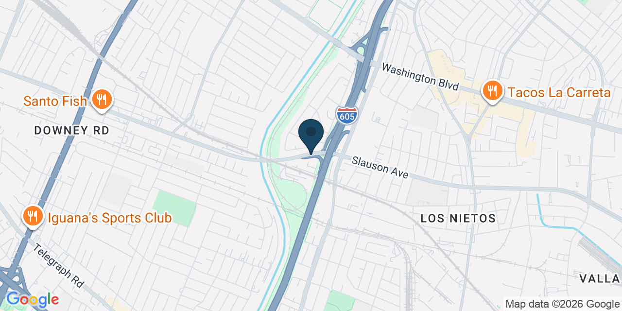 Map showing West Whittier-Los Nietos, Los Angeles County, CA