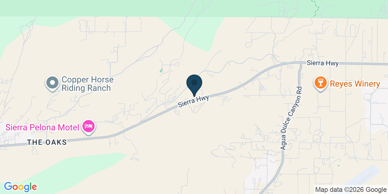 Map showing Santa Clarita, Los Angeles County, CA