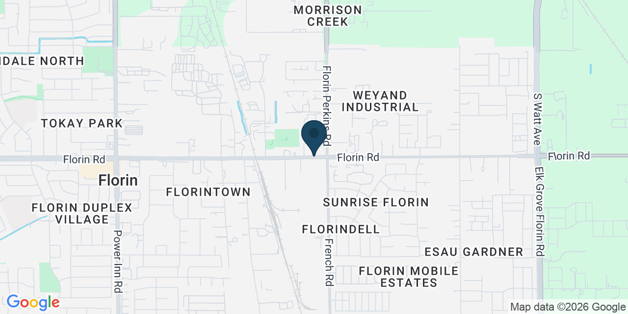 Map showing Florin, Sacramento County, CA