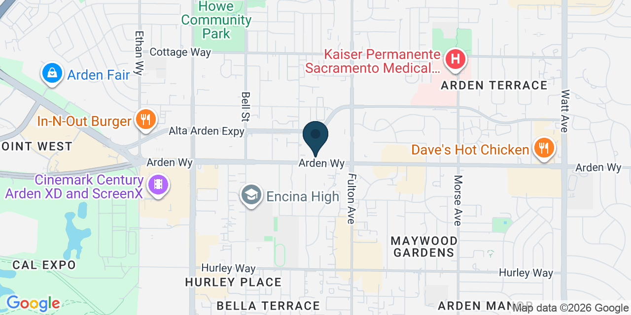 Map showing Sacramento, Sacramento County, CA