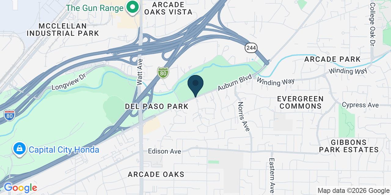 Map showing Sacramento, Sacramento County, CA