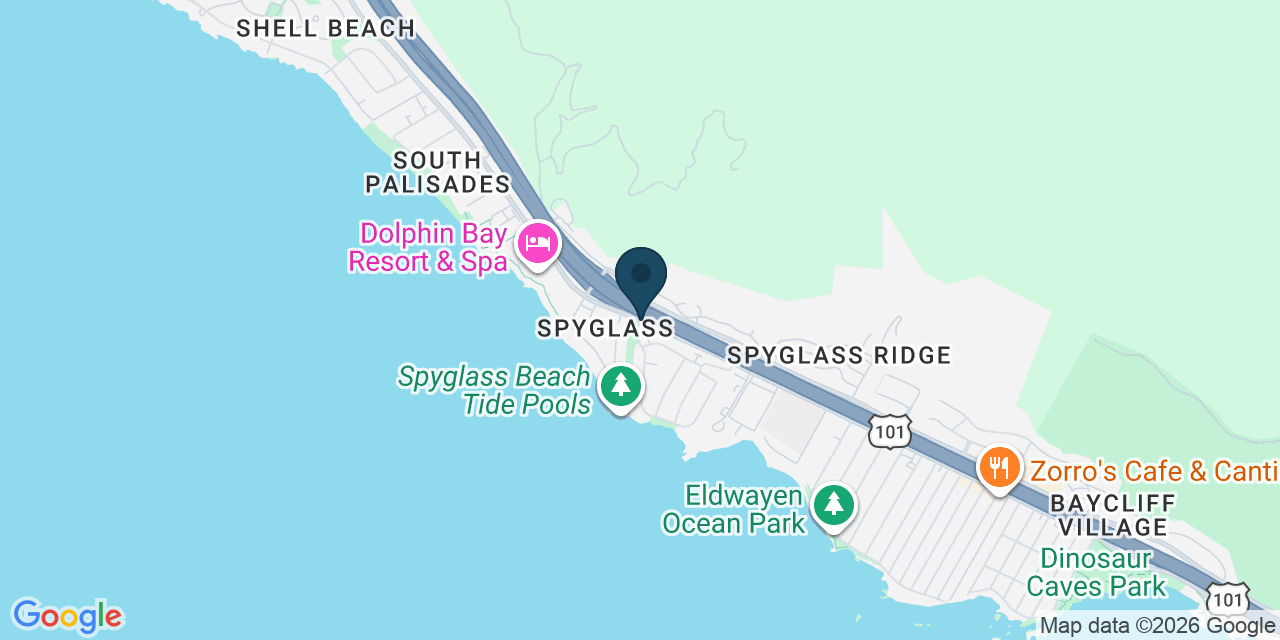 Map showing San Luis Obispo County, CA