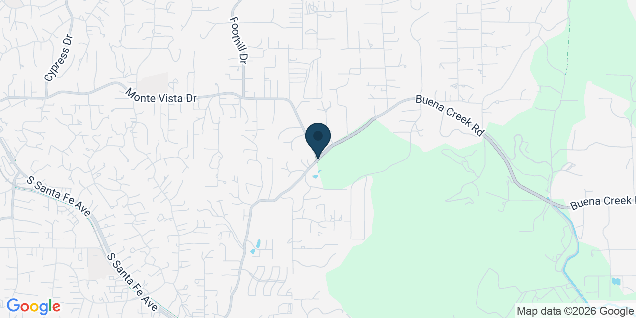 Map showing San Diego County, CA