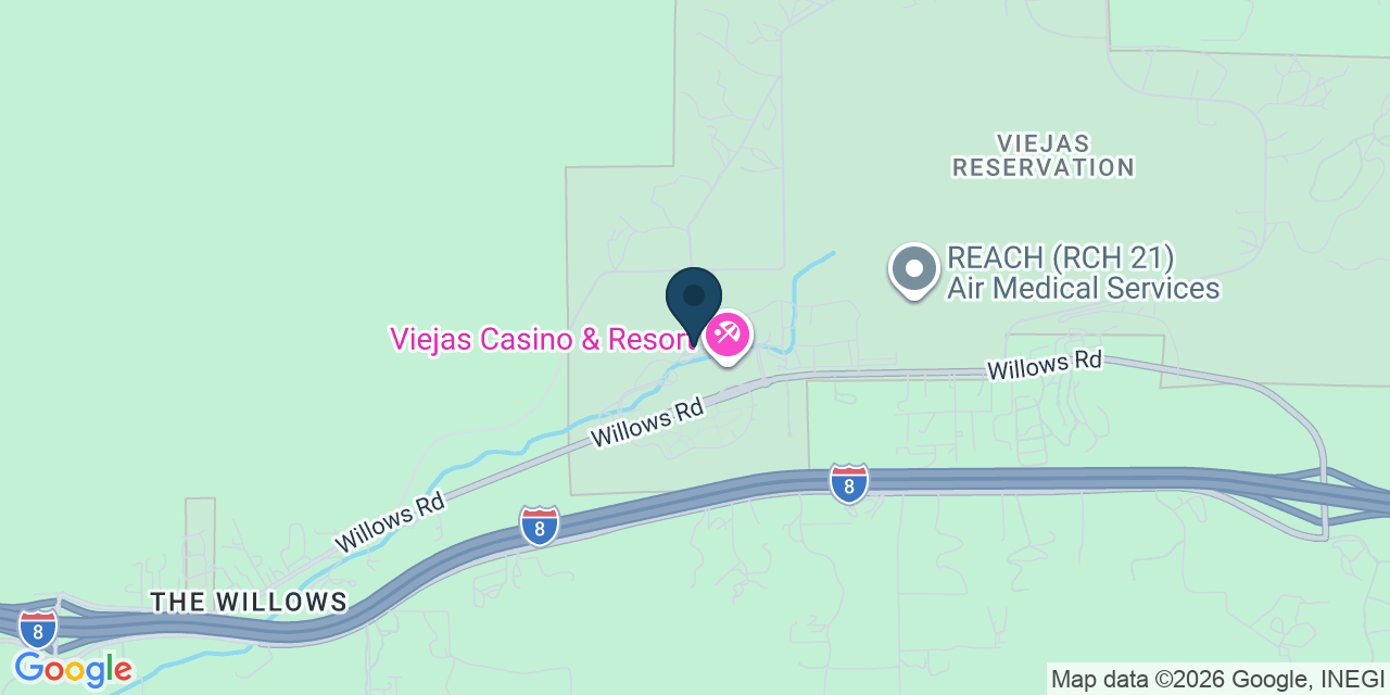 Map showing Alpine, San Diego County, CA