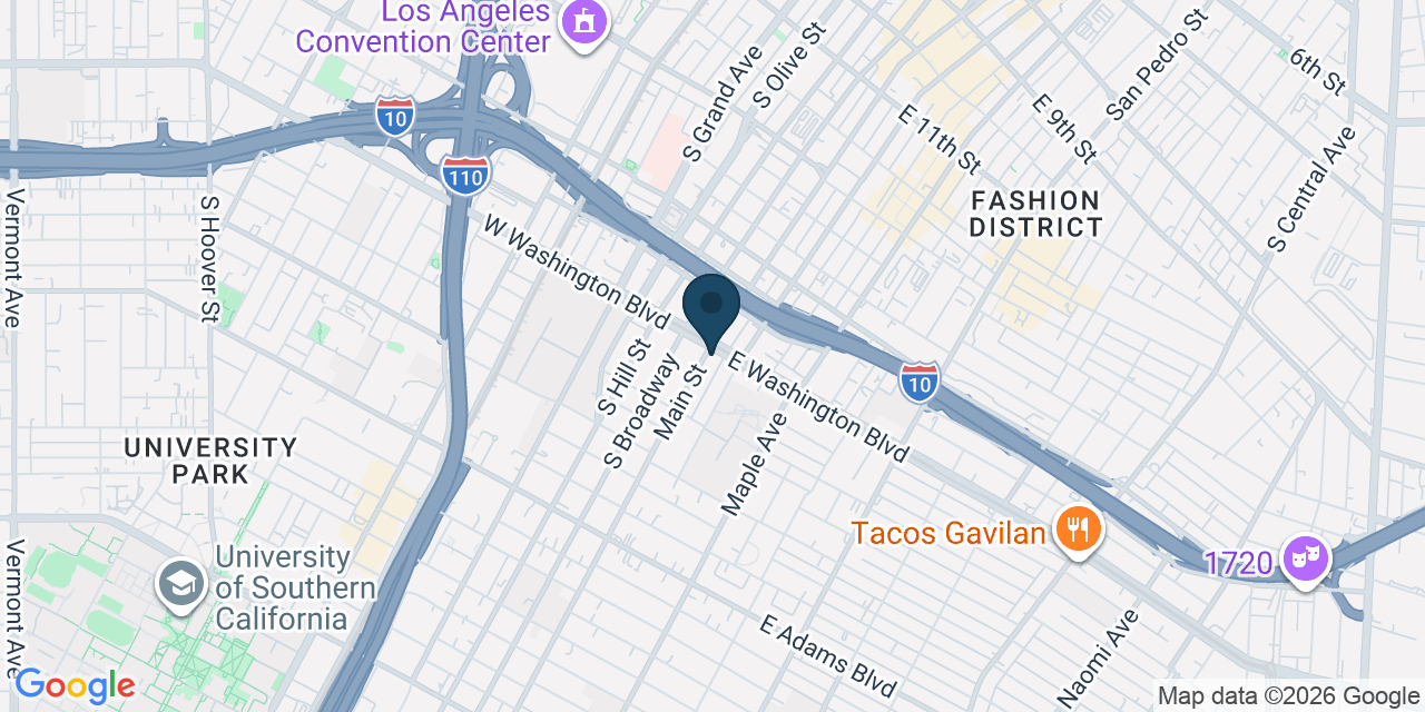 Map showing Los Angeles, Los Angeles County, CA