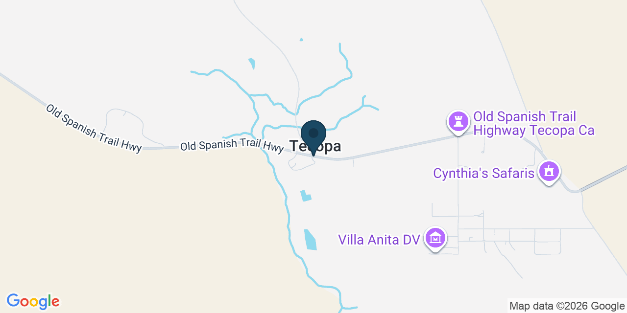 Map showing Tecopa, Inyo County, CA