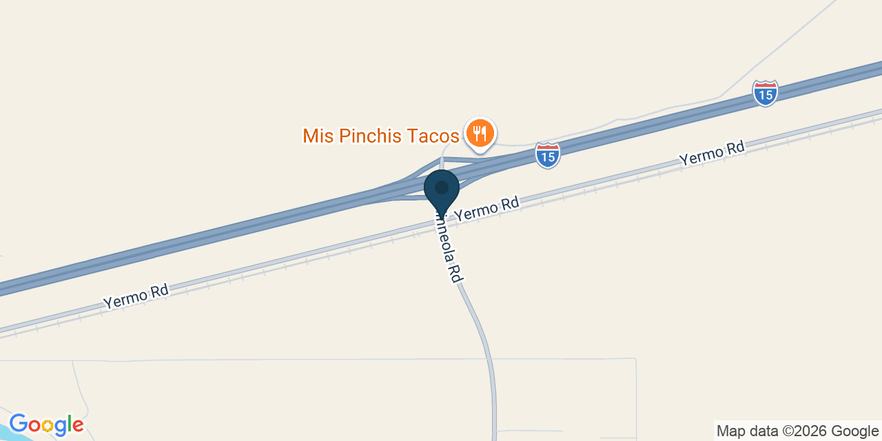 Map showing San Bernardino County, CA