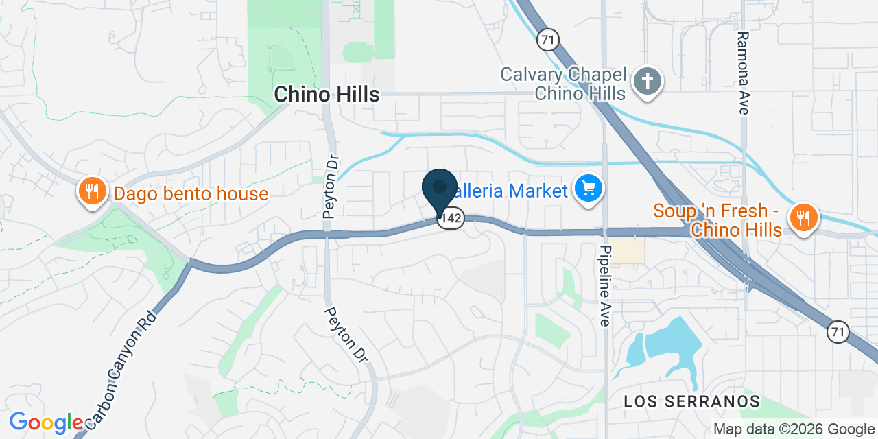 Map showing California