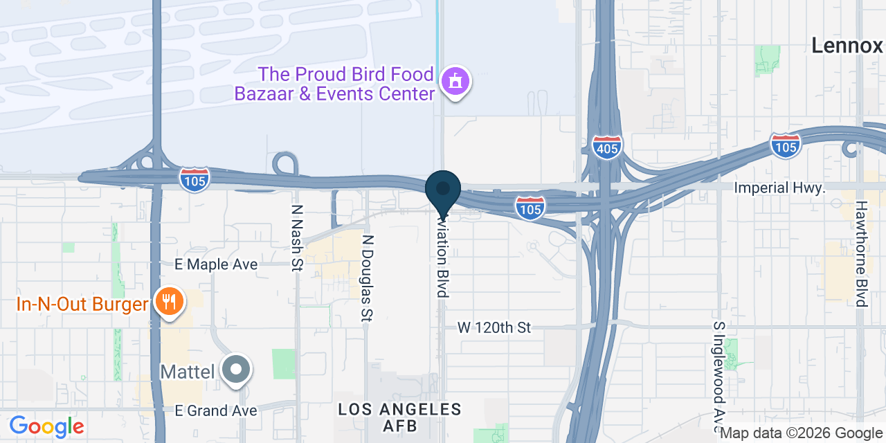 Map showing Los Angeles, Los Angeles County, CA