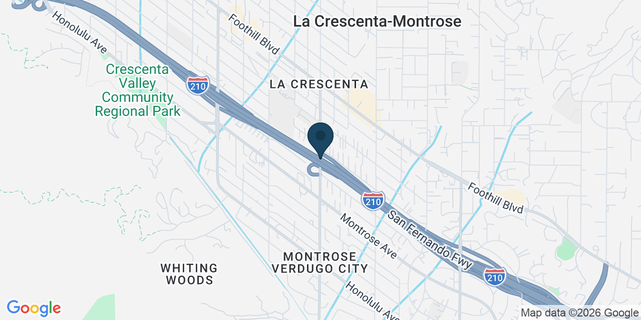Map showing Los Angeles County, CA