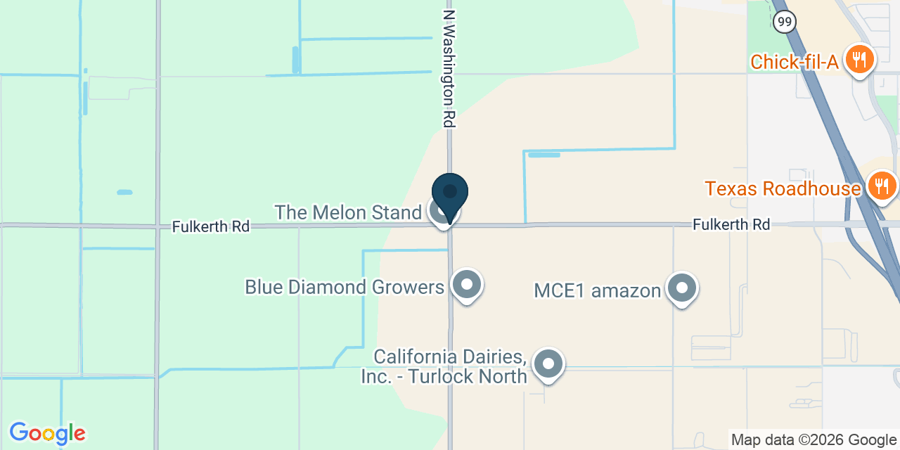 Map showing Stanislaus County, CA