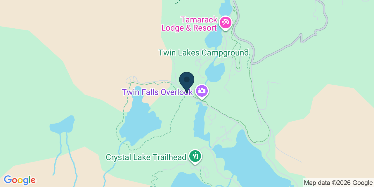 Map showing Mammoth Lakes, Mono County, CA