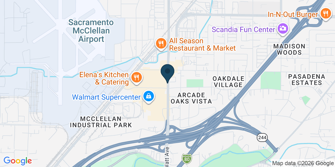 Map showing California