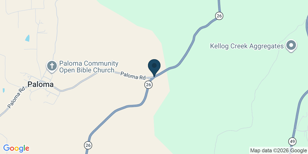 Map showing Calaveras County, CA