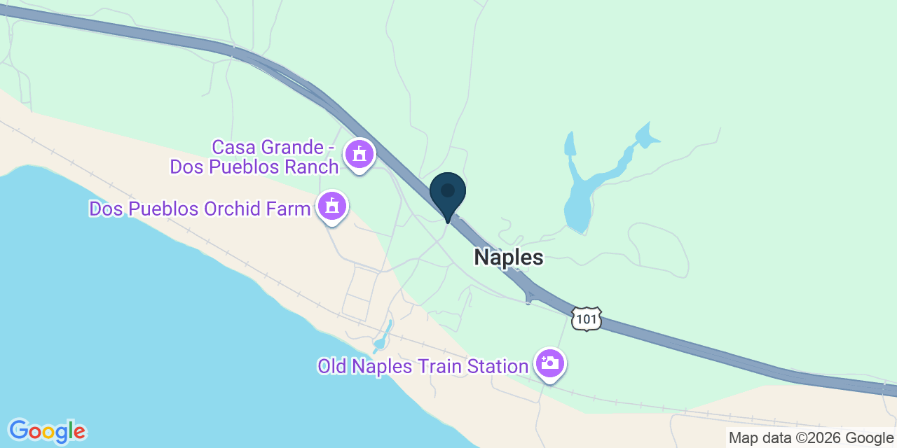 Map showing Santa Barbara County, CA