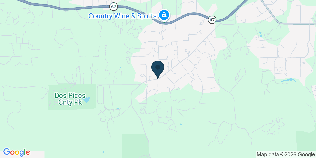 Map showing San Diego County, CA