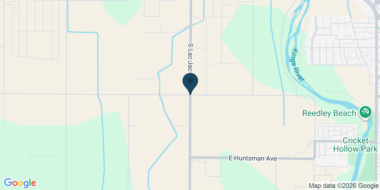 Map showing Fresno County, CA