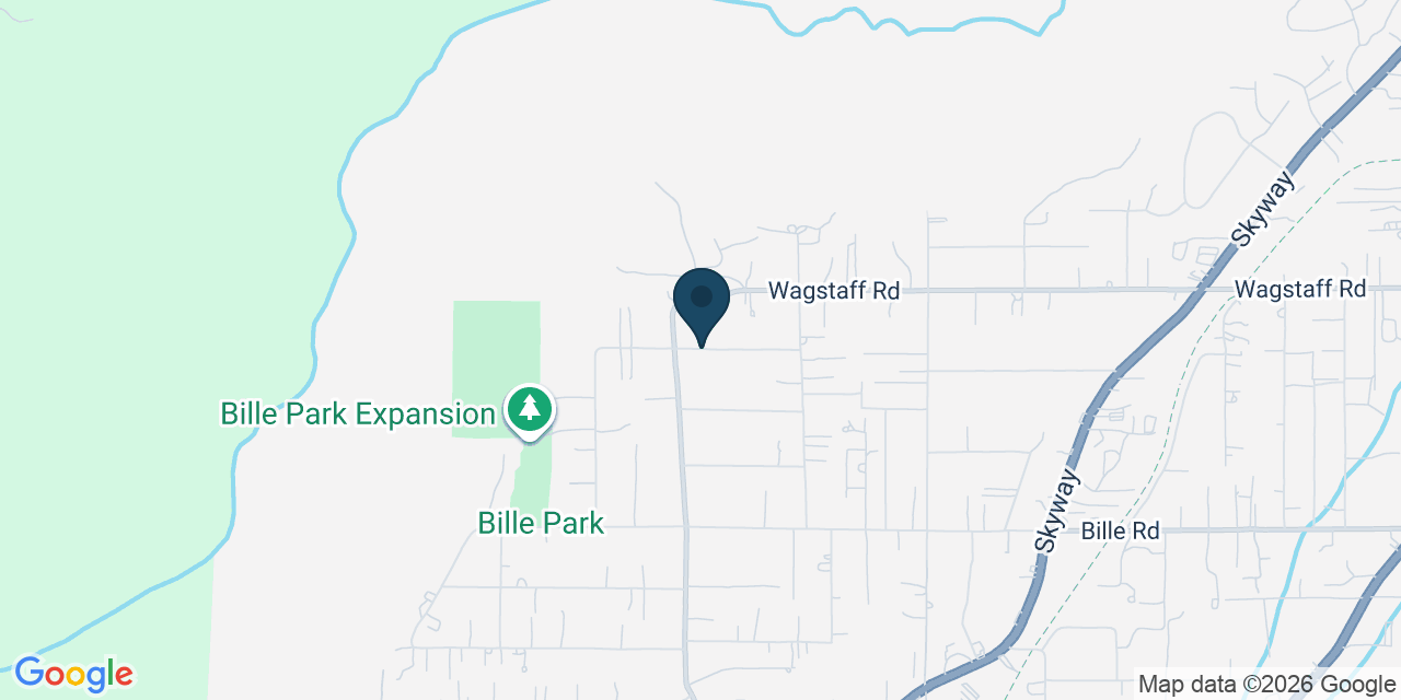 Map showing Paradise, Butte County, CA