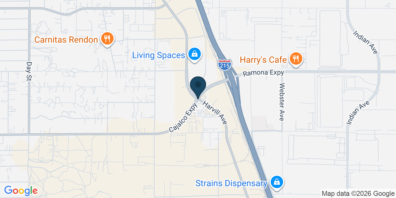 Map showing Mead Valley, Riverside County, CA